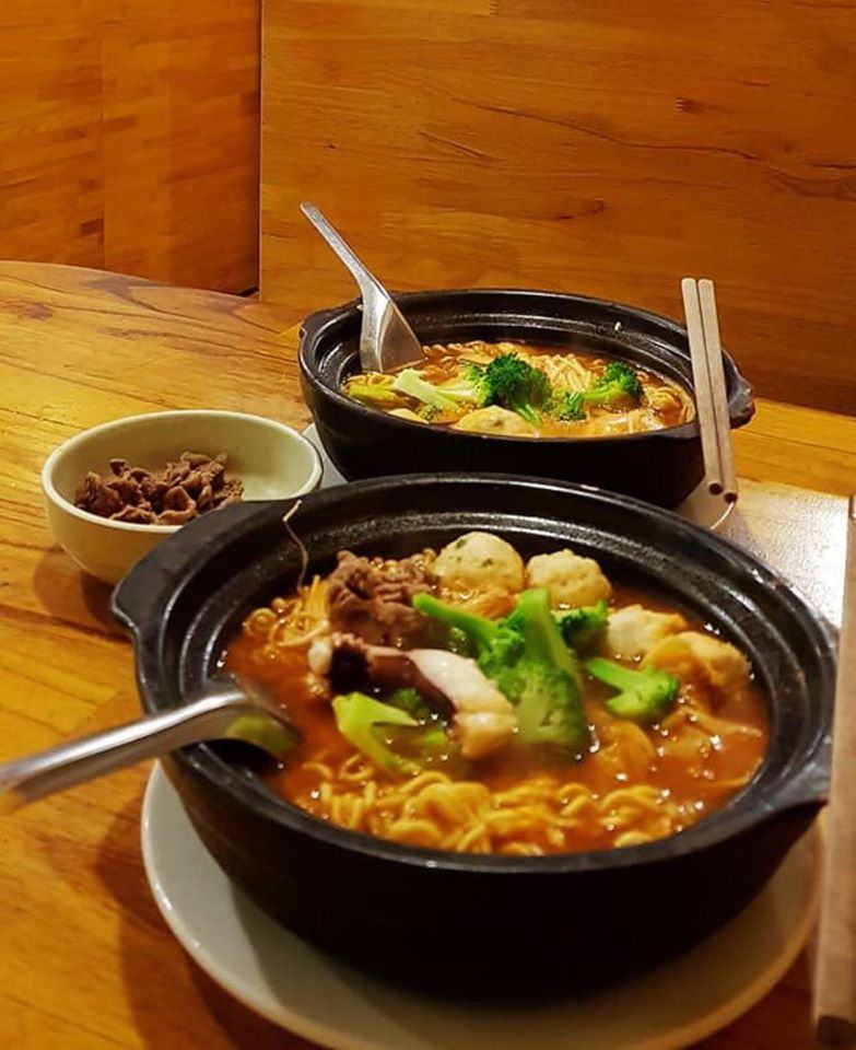 The most famous ITADA restaurant is Korean spicy noodles with all levels from 1 to 7
