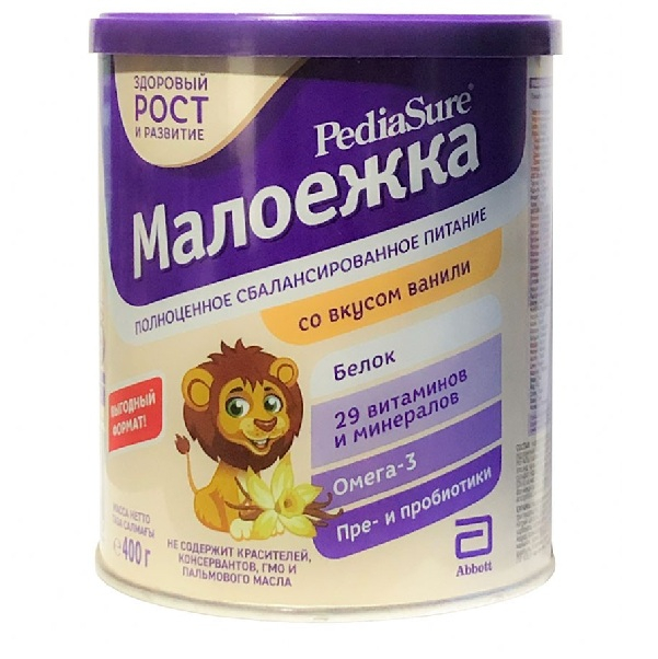Russian Pediasure Milk Powder Vanilla Flavor 400gr (For Children From 1 to 10 Years)