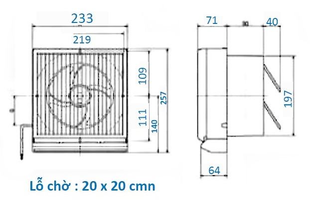 Specifications of Mitsubishi EX-15SK-5-E . wall-mounted ventilation fan