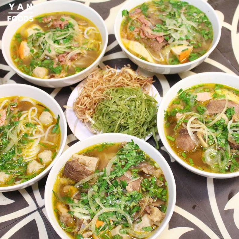 This is a famous and widely spread Hue beef noodle system in the city. Ho Chi Minh City