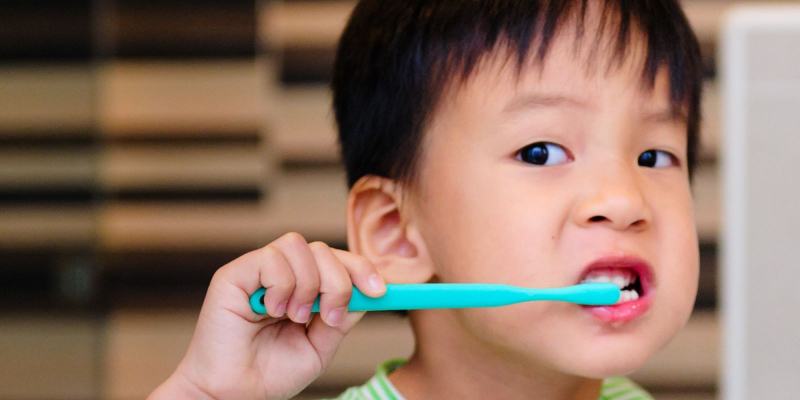 Parents should start brushing their children's teeth from an early age