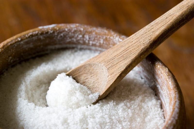 Salt is used to restore the natural whiteness of the teeth.