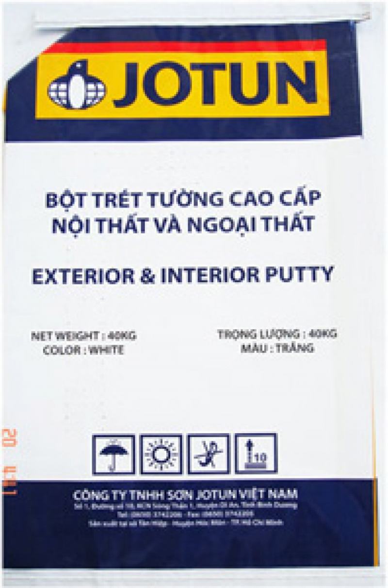 Jotun interior and exterior wall putty